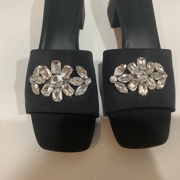 Aerosoles Black Eventi Jeweled Slip On sz 9.5 - Picture 9 of 10